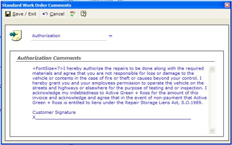 work order documents